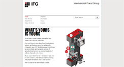 Desktop Screenshot of internationalfraudgroup.com